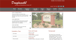 Desktop Screenshot of douglasvillerehabcenter.com